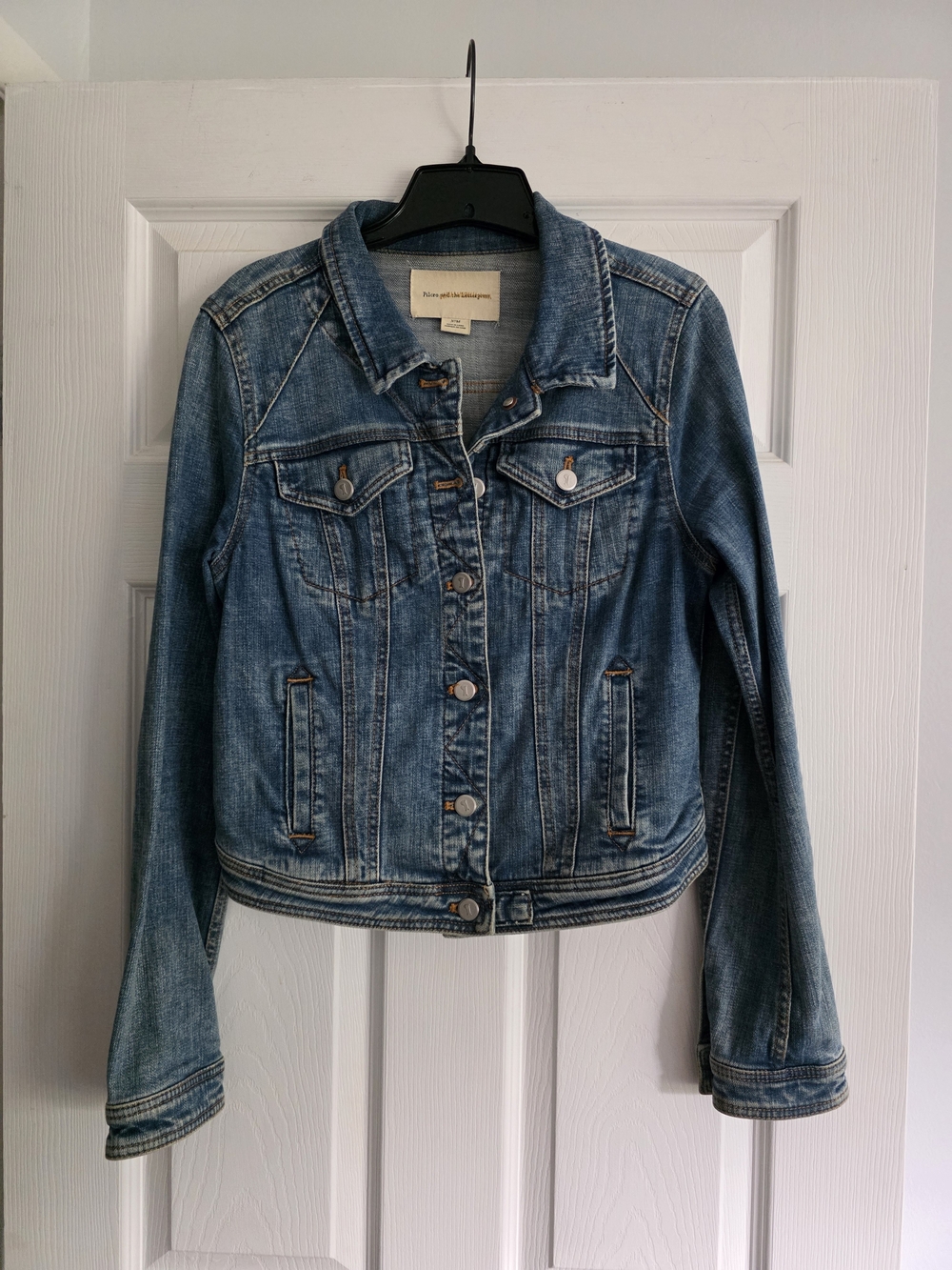 Anthropologie Pilcro and the Letterpress Farrah Denim Jacket size M